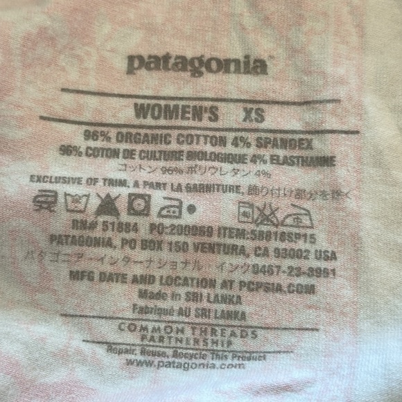 Patagonia Red Floral Oganic Cotton Stretchy Halter Dress Size XS - Picture 8 of 10